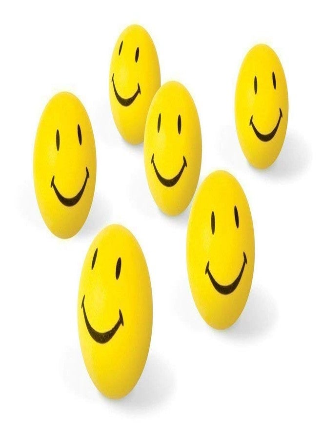 Heer Cute N Funny Yellow Smiley Face Squeeze Ball Pack of 12 - Image 2